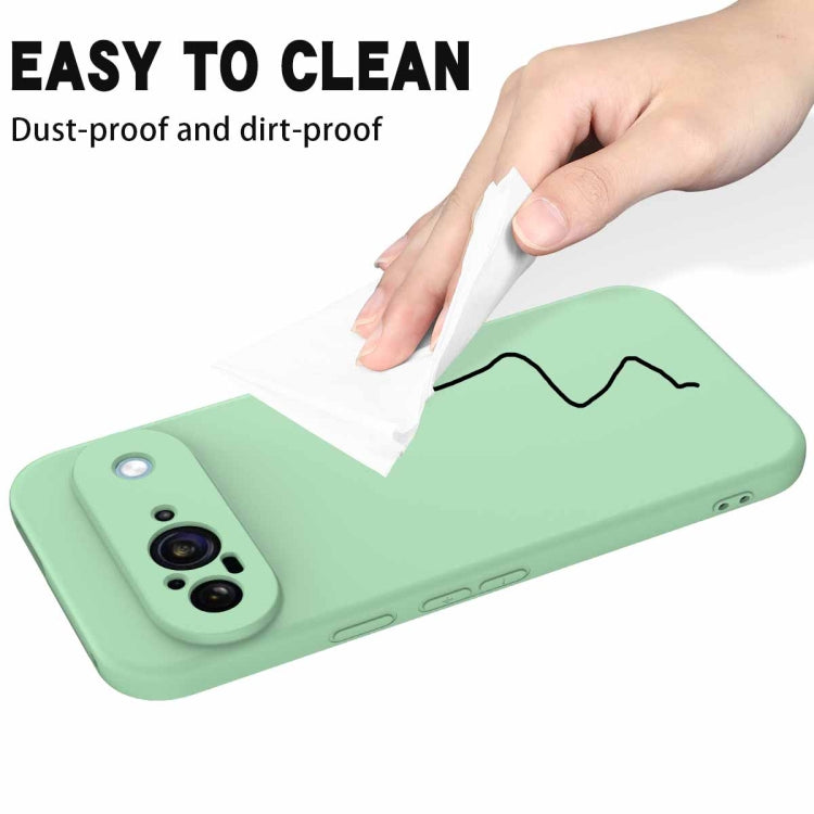 For Google Pixel 9 Solid Color Liquid Silicone Dropproof Full Coverage Phone Case