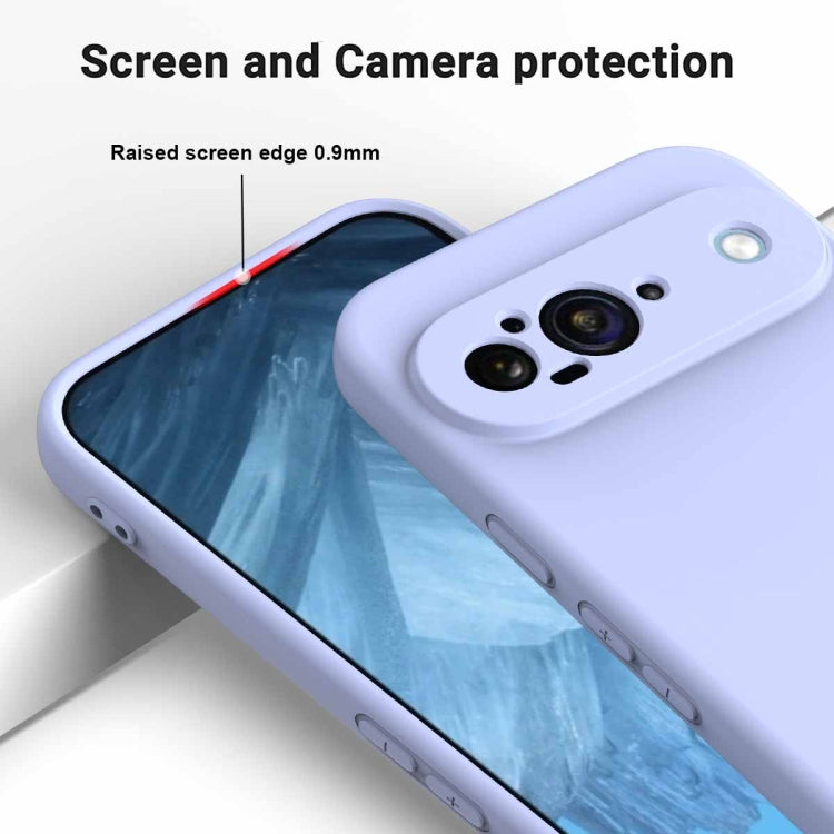 For Google Pixel 9 Solid Color Liquid Silicone Dropproof Full Coverage Phone Case