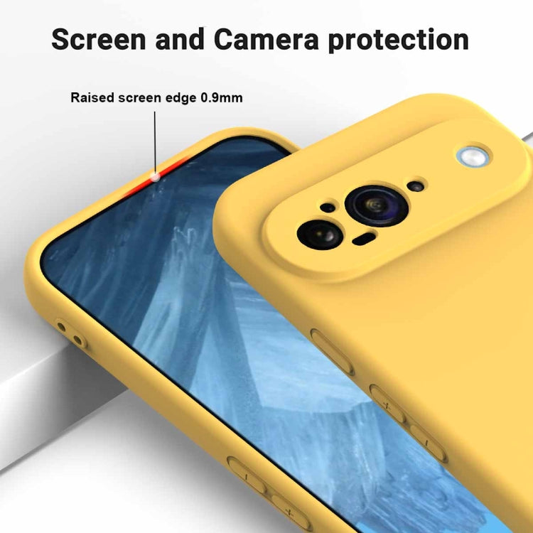 For Google Pixel 9 Solid Color Liquid Silicone Dropproof Full Coverage Phone Case