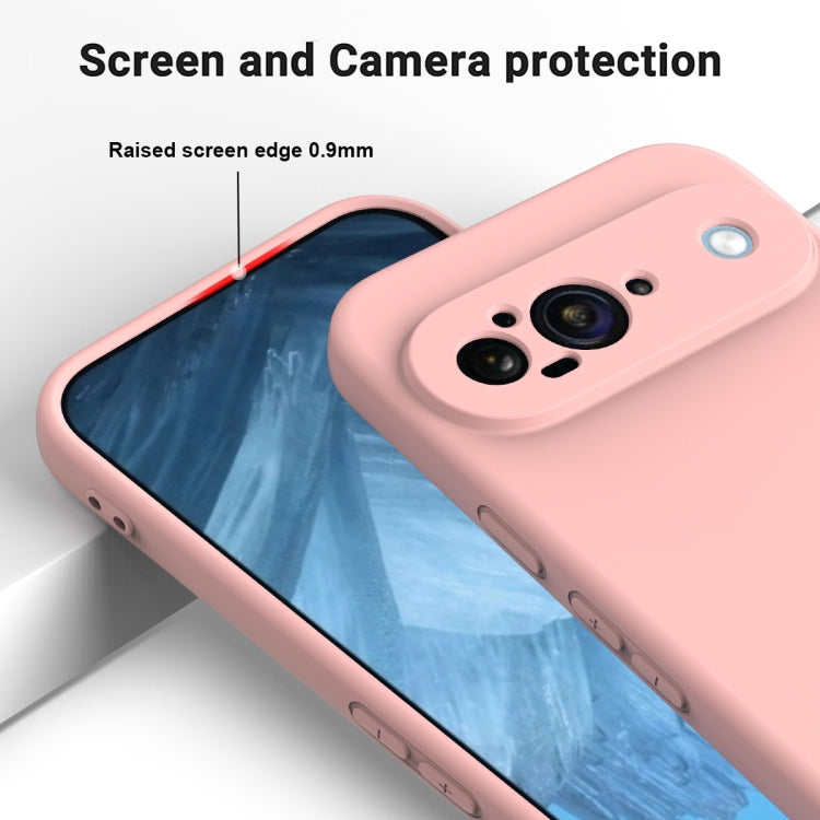 For Google Pixel 9 Solid Color Liquid Silicone Dropproof Full Coverage Phone Case