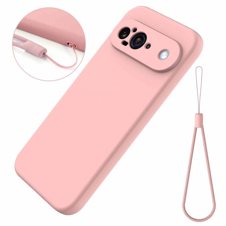 For Google Pixel 9 Solid Color Liquid Silicone Dropproof Full Coverage Phone Case