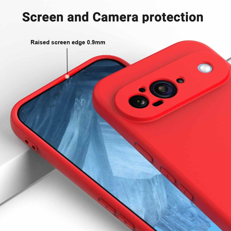 For Google Pixel 9 Solid Color Liquid Silicone Dropproof Full Coverage Phone Case