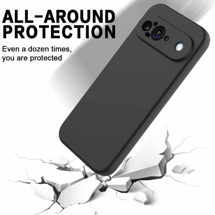 For Google Pixel 9 Solid Color Liquid Silicone Dropproof Full Coverage Phone Case