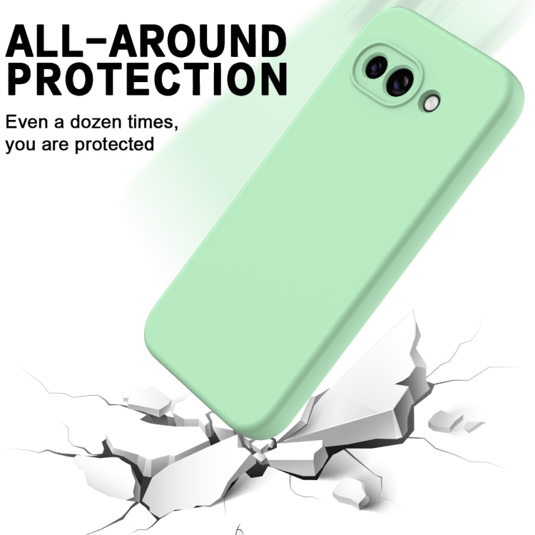For Google Pixel 9a Solid Color Liquid Silicone Dropproof Full Coverage Phone Case