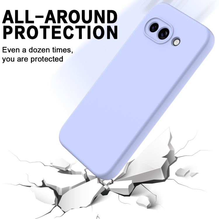 For Google Pixel 9a Solid Color Liquid Silicone Dropproof Full Coverage Phone Case