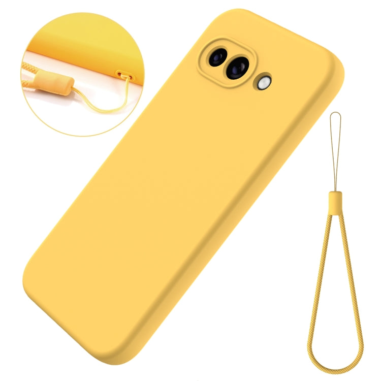 For Google Pixel 9a Solid Color Liquid Silicone Dropproof Full Coverage Phone Case