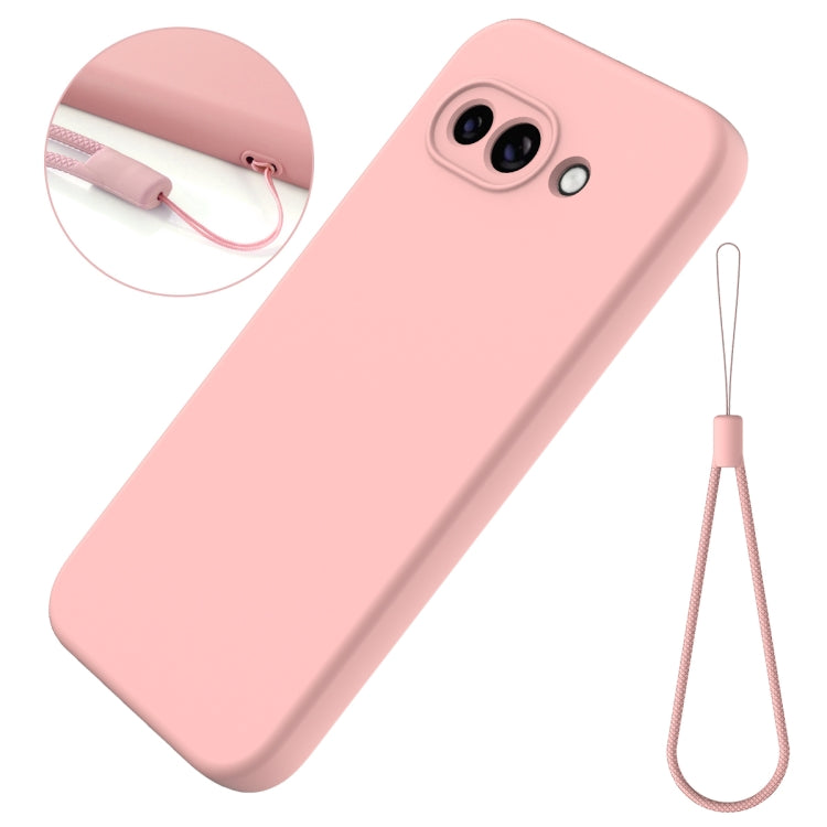 For Google Pixel 9a Solid Color Liquid Silicone Dropproof Full Coverage Phone Case