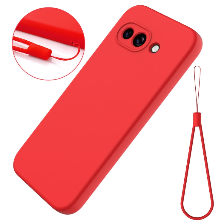 For Google Pixel 9a Solid Color Liquid Silicone Dropproof Full Coverage Phone Case