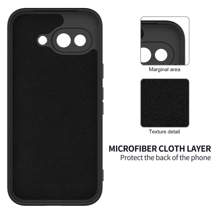 For Google Pixel 9a Solid Color Liquid Silicone Dropproof Full Coverage Phone Case