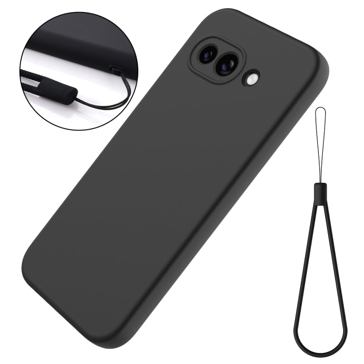 For Google Pixel 9a Solid Color Liquid Silicone Dropproof Full Coverage Phone Case