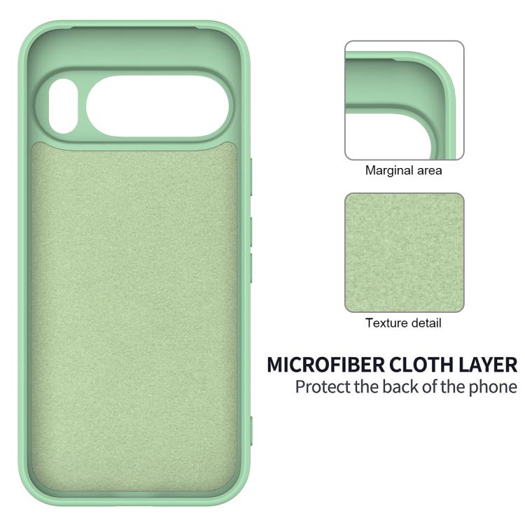 For Google Pixel 10 Pro XL Solid Color Liquid Silicone Dropproof Full Coverage Phone Case