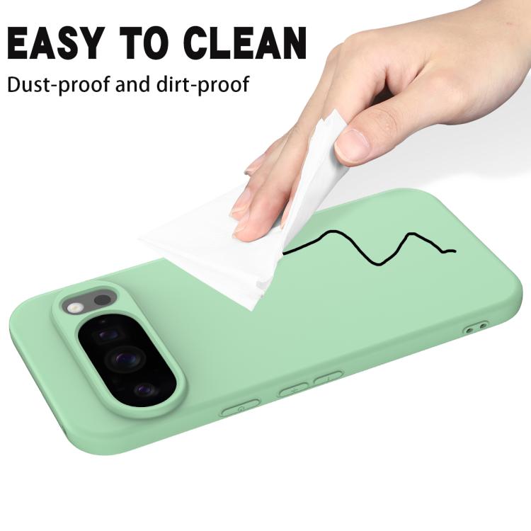 For Google Pixel 10 Pro XL Solid Color Liquid Silicone Dropproof Full Coverage Phone Case