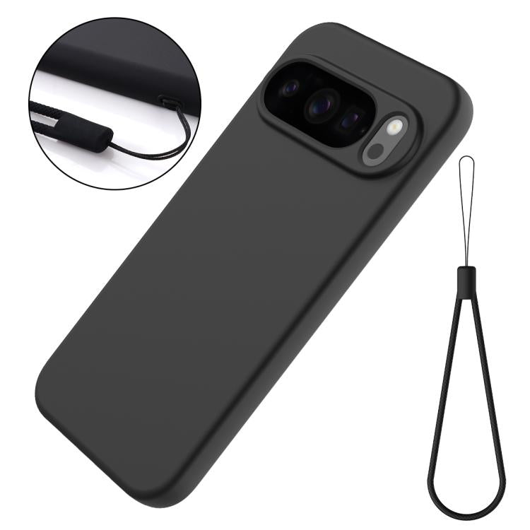For Google Pixel 10 Pro XL Solid Color Liquid Silicone Dropproof Full Coverage Phone Case
