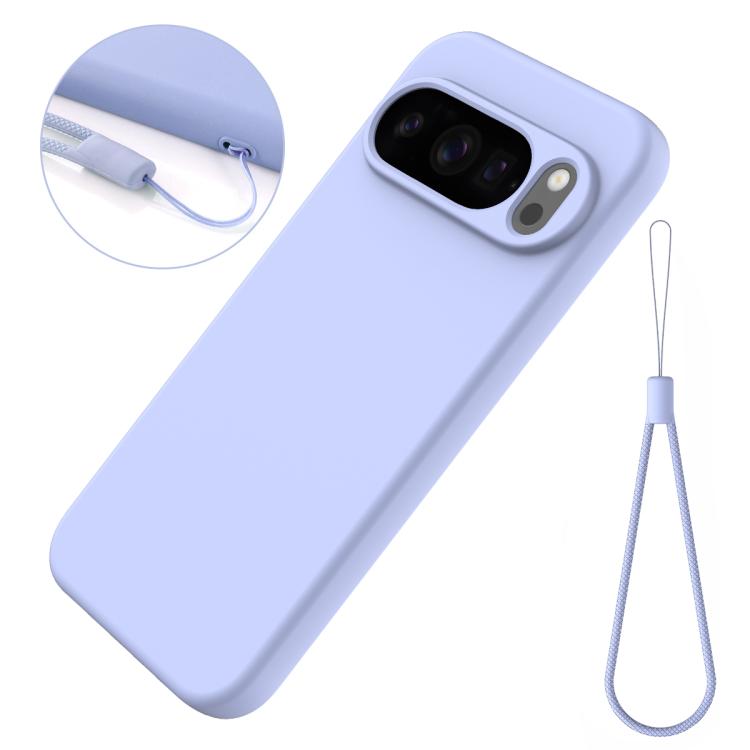 For Google Pixel 10 Pro Solid Color Liquid Silicone Dropproof Full Coverage Phone Case
