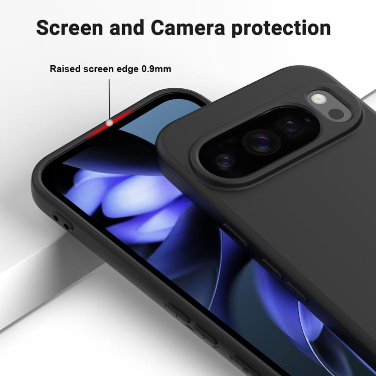 For Google Pixel 10 Pro Solid Color Liquid Silicone Dropproof Full Coverage Phone Case