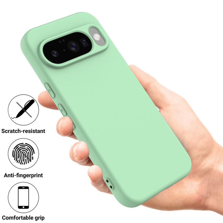 For Google Pixel 10 Solid Color Liquid Silicone Dropproof Full Coverage Phone Case