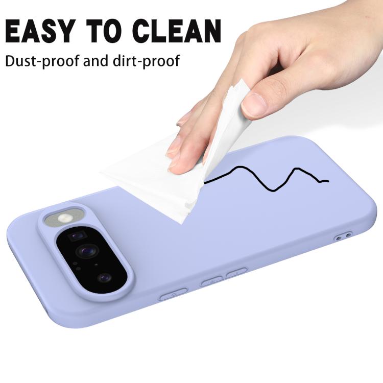 For Google Pixel 10 Solid Color Liquid Silicone Dropproof Full Coverage Phone Case