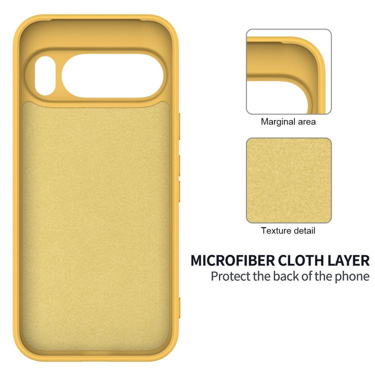For Google Pixel 10 Solid Color Liquid Silicone Dropproof Full Coverage Phone Case