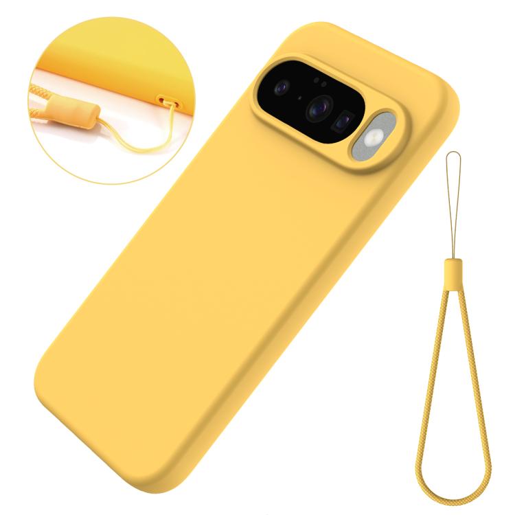 For Google Pixel 10 Solid Color Liquid Silicone Dropproof Full Coverage Phone Case