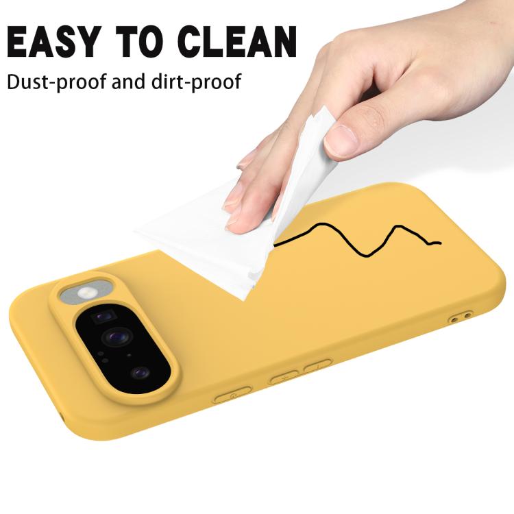 For Google Pixel 10 Solid Color Liquid Silicone Dropproof Full Coverage Phone Case