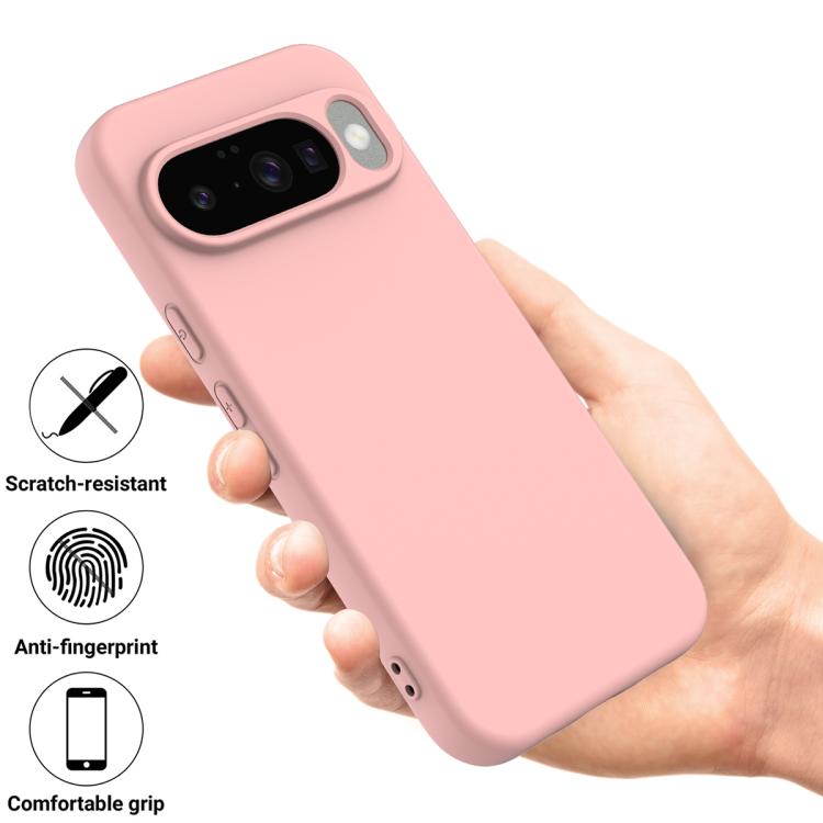 For Google Pixel 10 Solid Color Liquid Silicone Dropproof Full Coverage Phone Case
