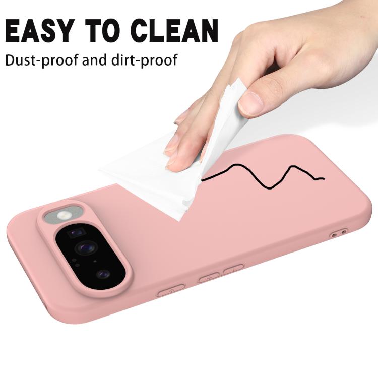 For Google Pixel 10 Solid Color Liquid Silicone Dropproof Full Coverage Phone Case
