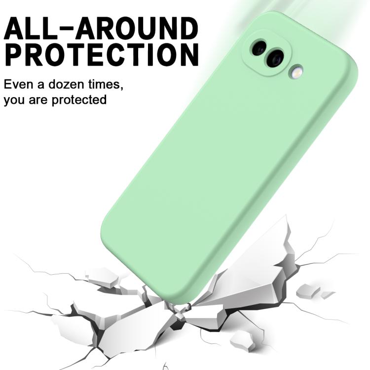 For Google Pixel 10a Solid Color Liquid Silicone Dropproof Full Coverage Phone Case