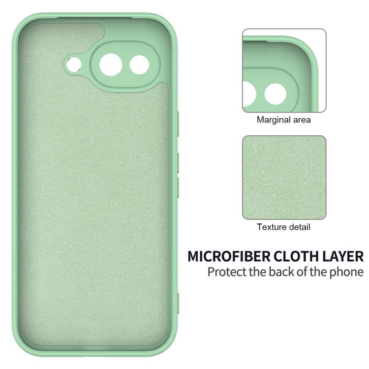 For Google Pixel 10a Solid Color Liquid Silicone Dropproof Full Coverage Phone Case
