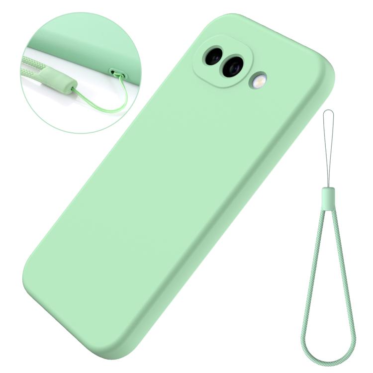 For Google Pixel 10a Solid Color Liquid Silicone Dropproof Full Coverage Phone Case