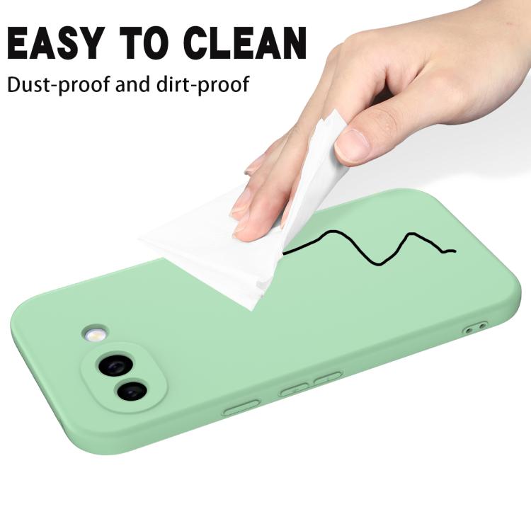 For Google Pixel 10a Solid Color Liquid Silicone Dropproof Full Coverage Phone Case