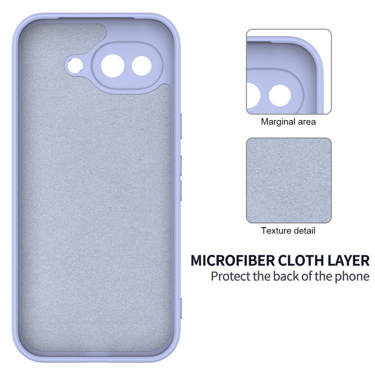For Google Pixel 10a Solid Color Liquid Silicone Dropproof Full Coverage Phone Case