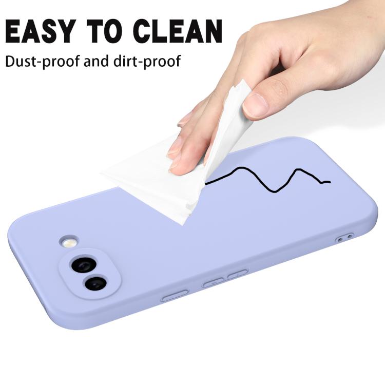 For Google Pixel 10a Solid Color Liquid Silicone Dropproof Full Coverage Phone Case