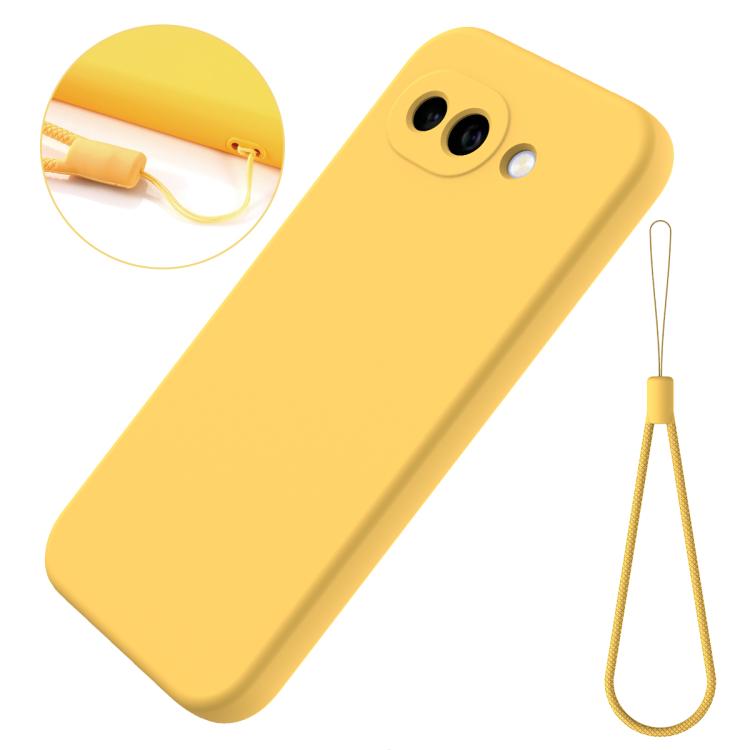 For Google Pixel 10a Solid Color Liquid Silicone Dropproof Full Coverage Phone Case