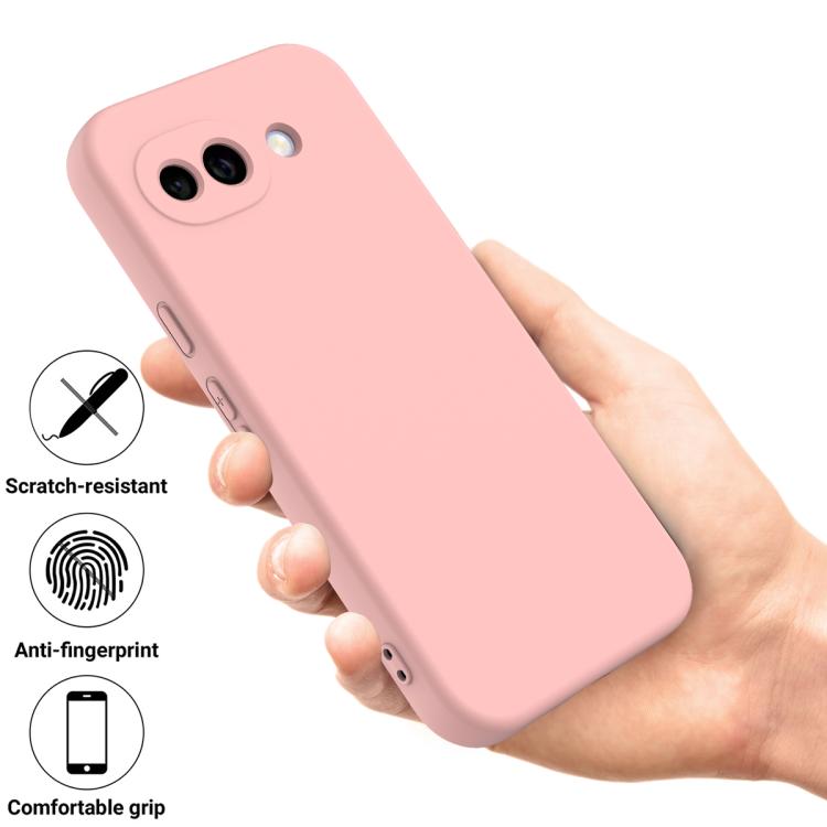 For Google Pixel 10a Solid Color Liquid Silicone Dropproof Full Coverage Phone Case