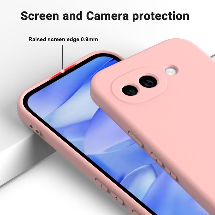 For Google Pixel 10a Solid Color Liquid Silicone Dropproof Full Coverage Phone Case