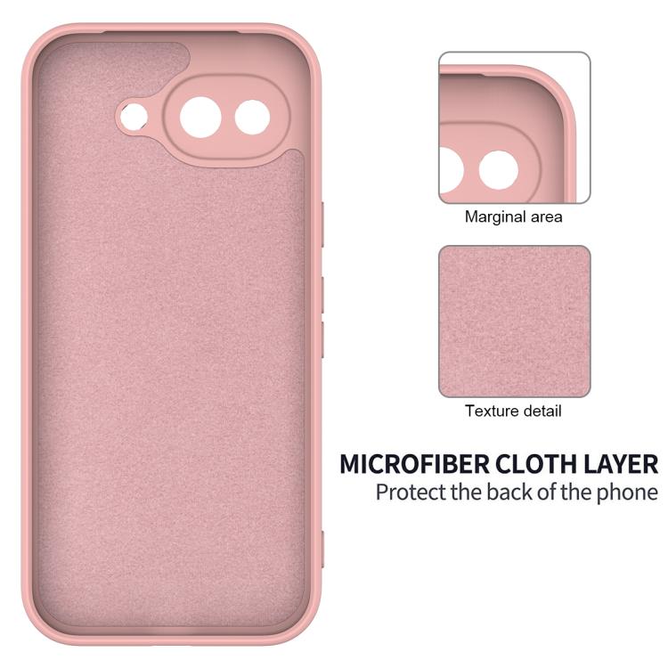 For Google Pixel 10a Solid Color Liquid Silicone Dropproof Full Coverage Phone Case