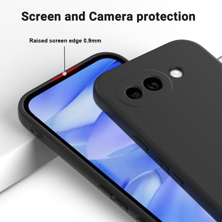 For Google Pixel 10a Solid Color Liquid Silicone Dropproof Full Coverage Phone Case