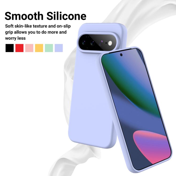 For Google Pixel 11 Solid Color Liquid Silicone Dropproof Full Coverage Phone Case