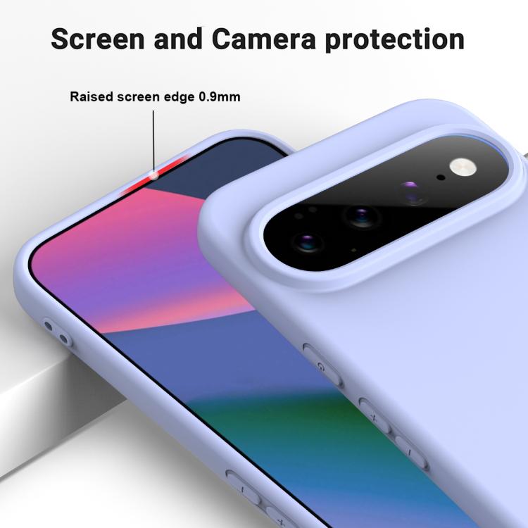 For Google Pixel 11 Solid Color Liquid Silicone Dropproof Full Coverage Phone Case