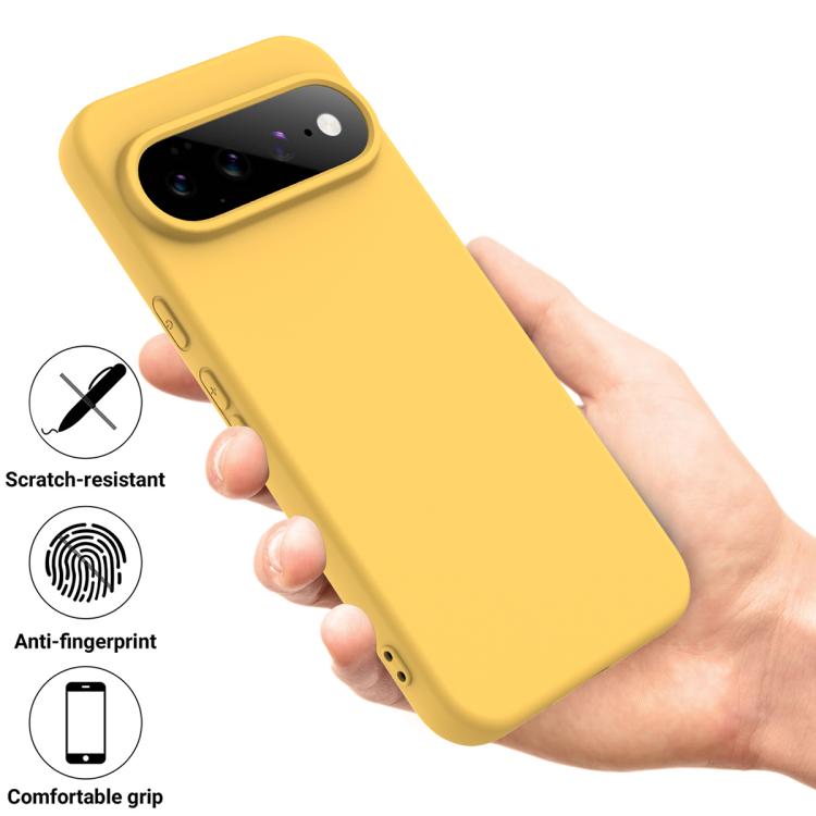 For Google Pixel 11 Solid Color Liquid Silicone Dropproof Full Coverage Phone Case