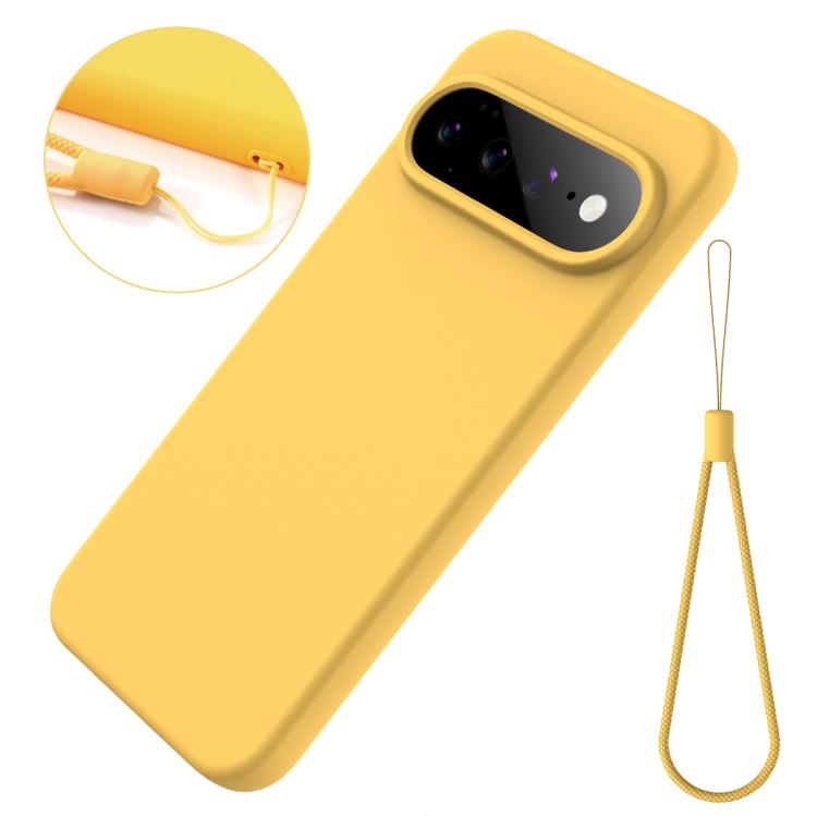 For Google Pixel 11 Solid Color Liquid Silicone Dropproof Full Coverage Phone Case