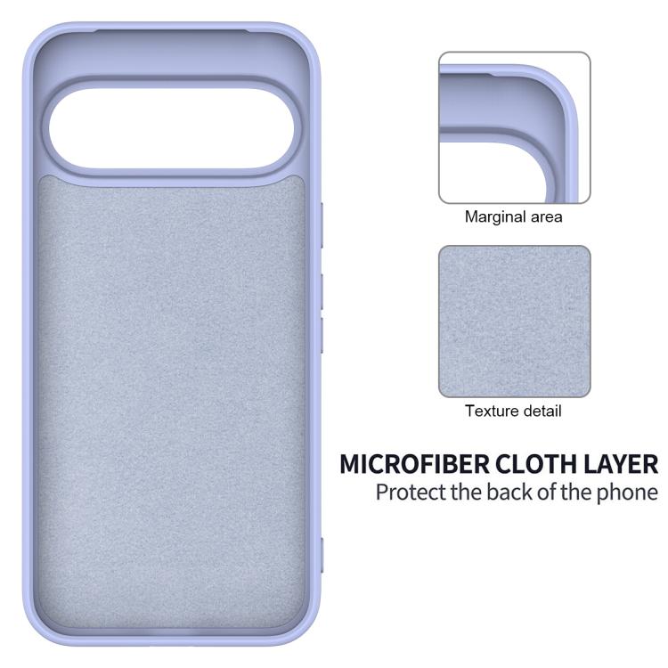 For Google Pixel 11 Pro XL Solid Color Liquid Silicone Dropproof Full Coverage Phone Case