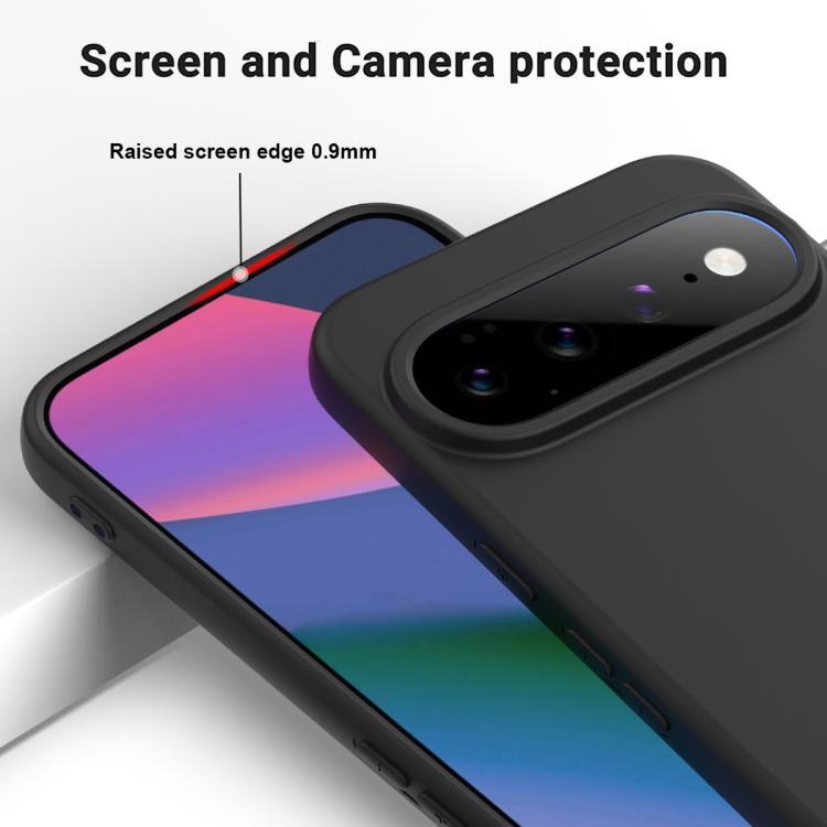 For Google Pixel 11 Pro XL Solid Color Liquid Silicone Dropproof Full Coverage Phone Case