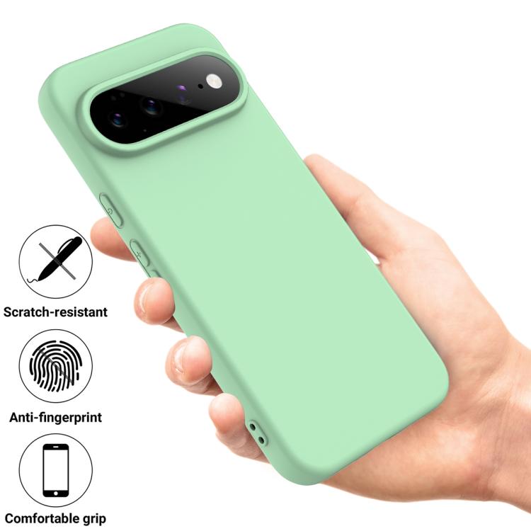 For Google Pixel 11 Pro Solid Color Liquid Silicone Dropproof Full Coverage Phone Case