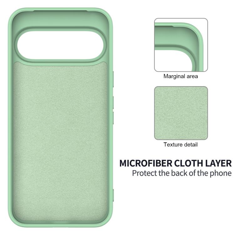 For Google Pixel 11 Pro Solid Color Liquid Silicone Dropproof Full Coverage Phone Case