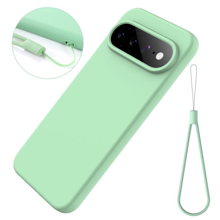 For Google Pixel 11 Pro Solid Color Liquid Silicone Dropproof Full Coverage Phone Case