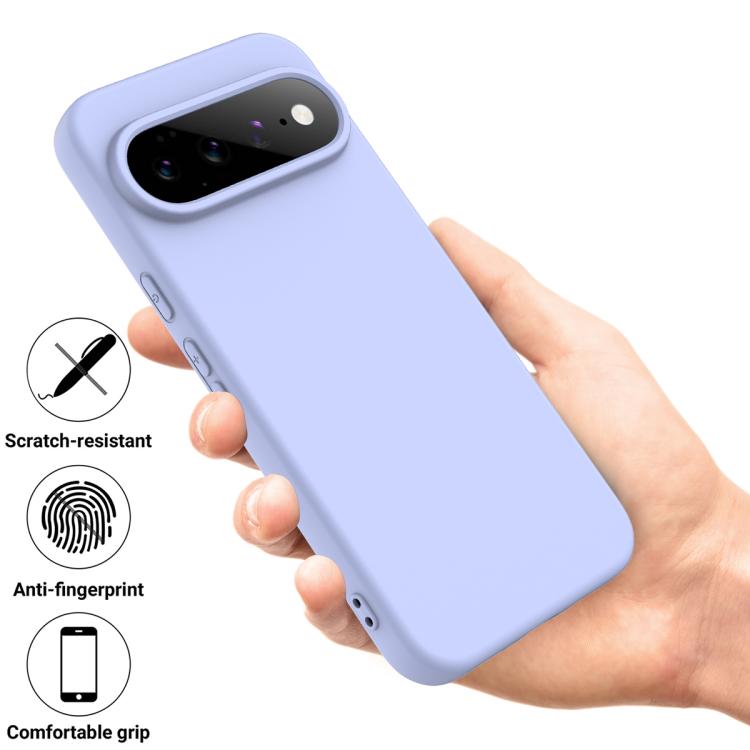 For Google Pixel 11 Pro Solid Color Liquid Silicone Dropproof Full Coverage Phone Case