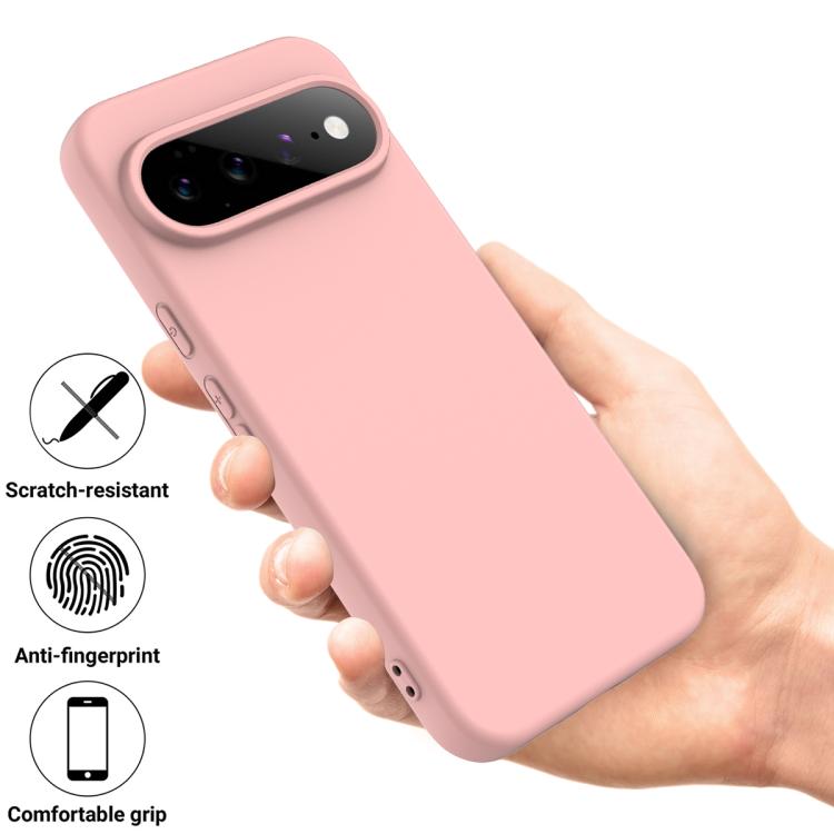 For Google Pixel 11 Pro Solid Color Liquid Silicone Dropproof Full Coverage Phone Case