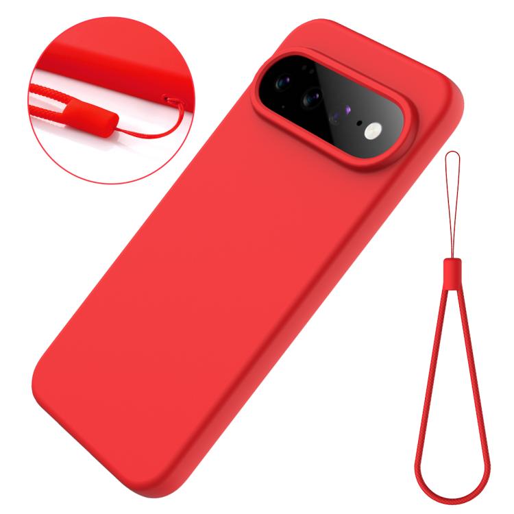 For Google Pixel 11 Pro Solid Color Liquid Silicone Dropproof Full Coverage Phone Case