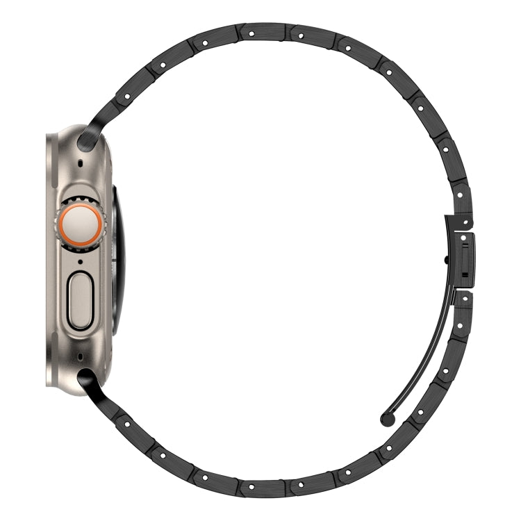 Double Rows Metal Watch Band For Apple Watch Series 10 42mm